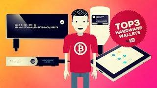 Top 3 Cryptocurrency Hardware Wallets (Keep Key, Ledger, Trezor)