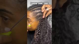 Invisible Crochet Hair ReviewMost Natural Crochet Hair Install Tutorial Ft.#ulahair #shorts