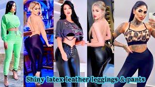 Latex leggings | Leather Leggings | Latex Leggings Outfit | Summer Styles #latexleggings #leggings