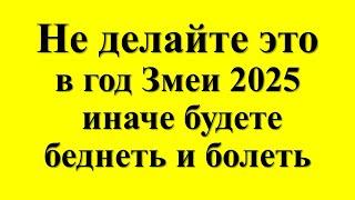 Что категорически нельзя делать в год Змеи? Эти 15 ошибок в 2025 году могут испортить вам весь год