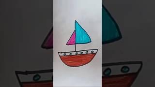 How to Draw a Boat (Simple Boat Drawing Tutorial)