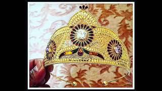 GOLD  CROWN SONE KA TAJ HALLMARK GOLD LATEST DESIGN TRENDING LIGHT WEIGHT