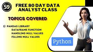 #59 Free Data analytics Course In Tamil/Data Analyst Course For Beginners/ Python For Beginners