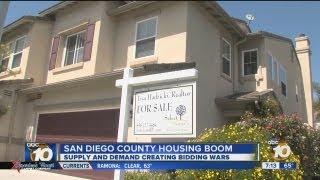 Housing market in San Diego County heating up: Supply low, demand creating fierce bidding wars