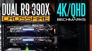 Overclocked Dual R9 390X /AMD FX 9590 Gaming Rig - 4k / Ultra Wide QHD Benchmarks