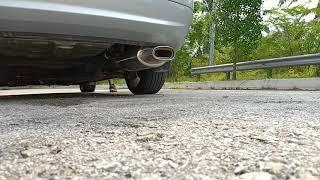 Hyundai Elantra XD 1.8 exhaust sound little rev