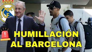 HUMILLÓ A LAPORTA / FLORENTINO RECIBIÓ A ARAUJO / FIRMA POR EL REAL MADRID