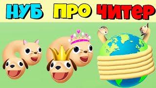 Gameplay - Cats & Dogs 3D Walkthrough (iOS,Android) ЭВОЛЮЦИЯ ДЛИНЫ КОТОПСА