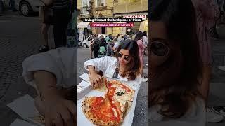 Having the best Pizza of the World at Pizzeria de Michele, Naples #italy #travelshorts #pizza