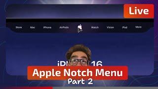 Creating Apple Notch Menu Part 2 — Struggling with the structure