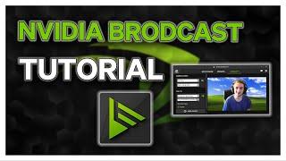 How To Use NVIDIA Broadcast - Remove Webcam Background - Microphone  Background Noise Removal