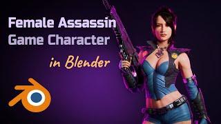 Female Character Creation in Blender (Promo)