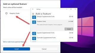 How To Install DirectX Graphics Tools In Windows 10