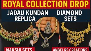 Royal Elegance Sale | Jadau Kundan, Diamond Replica, Nakshi Sets | Angel RS Creations