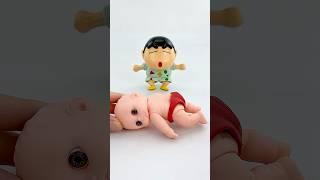 Satisfying with Unboxing Shin-Chan Toys ASMR Videos #peppapig #shinchan