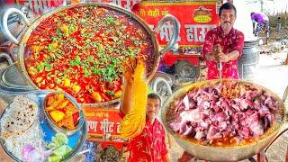 People gather from 7 am in the morning for Champaran Kadhai Mutton || Patna's famous fatty meat