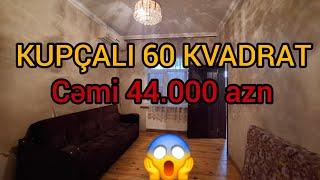 CƏMİ 44.000 AZN️KUPÇALI TAM ƏŞYALI 60 KVADRAT EV️                                  @elnurgadirov