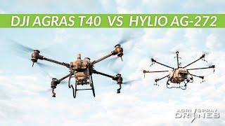 DJI Agras T40 vs Hylio AG-272 Comparison | Agri Spray Drones