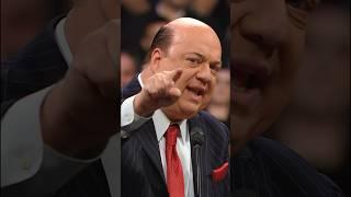 Paul Heyman is a Paul Levesque guy! #WWEHOF