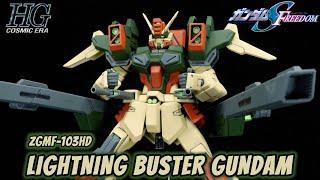 HG Lightning Buster Gundam Review | Gundam SEED Freedom