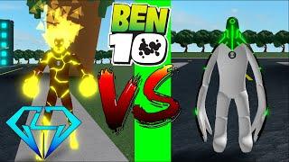 Roblox Ben 10 Arrival Of The Aliens MASSIVE BATTLE! Upgrade VS Heatblast!