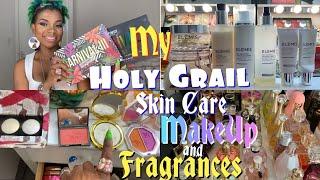 MY HOLY GRAIL SKIN CARE, MAKEUP AND FRAGRANCES | HOW I STORE MY MAKEUP| PERFUME COLLECTION 2021