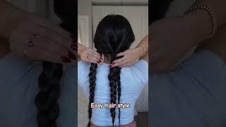 Easy hair style for beginners #subscribe #viralhairstyle #like