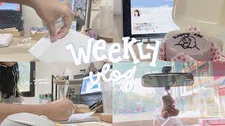 ️weekly vlog [how i cram study, fangirl, spend my money & eat in a week (not healthy at all)]