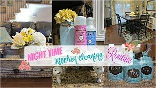 My Night Time Kitchen Cleaning Routine// WMCW//Clean With Me- Keep Calm and Clean