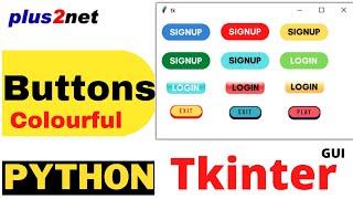 Tkinter colourful buttons using image and background activebackground options to match window color