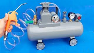 Homemade mini air compressor from pvc