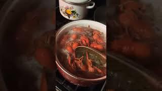 варю раков вкуснятина #asmr #denlivekaif #асмр #деревня #лайвкайф #сад #животные #охота