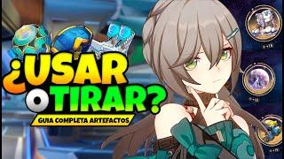 ¡¿COMO SABER QUE ARTEFACTOS USAR?! -Guía Completa 1.5 (Artefactos, Ornamentos...) - Honkai Star Rail