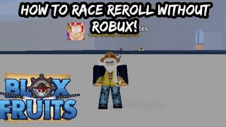 Blox Fruits - How to Race Reroll Without Robux!