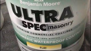 Benjamin Moore ,100% ВОДООТТАЛКИВАЮЩЕЕ  / ULTRA SPEC MASONRY ELASTOMERIC WATERPROOF COATING 359