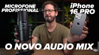 iPhone 16 Pro: MICROFONE PROFISSIONAL mesmo?