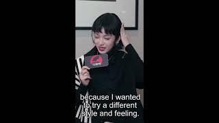 [Eng Sub] Zhou Ye's cute short hair wig debut for Paris Fashion Week Dior interview!