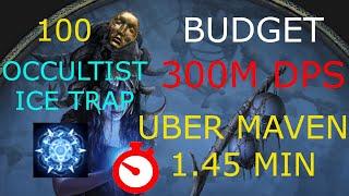 POE 3.24 Ice Trap Uber Maven / Almost One Shot With BUDGET Build