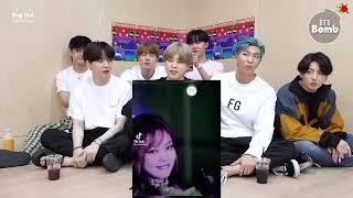 BTS REACTION TO JENNIE TIK TOK