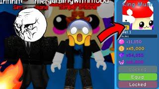 I Got The King Mush *SECRET* Pet In Bubble Gum Simulator!