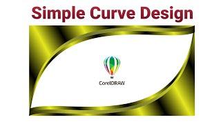 Simple Curve Design in CorelDRAW | Creative Curve Design Ideas By  @Masha_Graphics