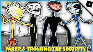 Troll Face RP (BETA) - How to get FAKER AND TROLLING THE SECURITY BADGES (ROBLOX)