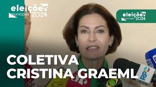 Eleições 2024: Cristina Graeml comenta sobre a perda na eleição à prefeitura de Curitiba