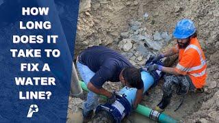 How Long Does it Take to Repair a Water Line Break?