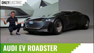 The Audi vision of a future EV supercar roadster - Audi Skysphere