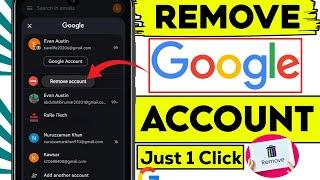 How to Remove Google Account From Android Phone 2025