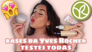  TESTEI as BASES TODAS da YVES ROCHER C H O C A D A | Rafaela Rocha