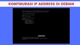 Cara Konfigurasi IP Address Di Debian | TKJ | Menghubungkan Host Ke Client