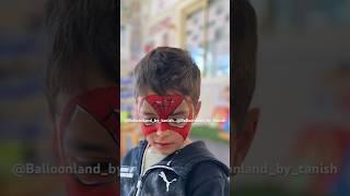 Easy Spiderman Face painting for boys️                #spiderman#easyfacepaint #facepaintingideas