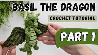 Basil the Dragon crochet tutorial PART 1